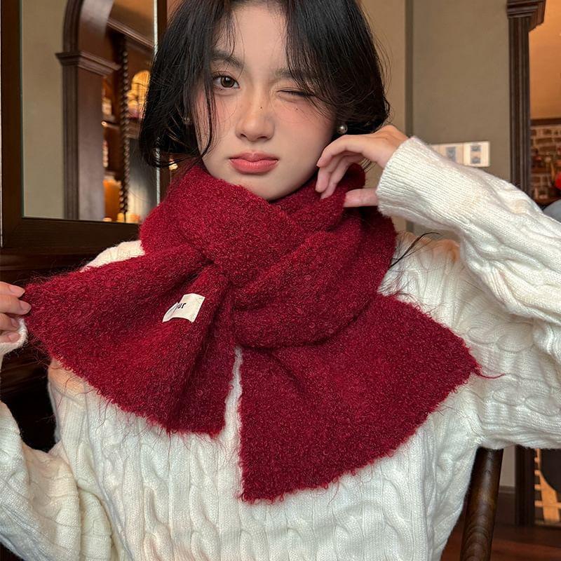 Plain Applique Scarf Product Image