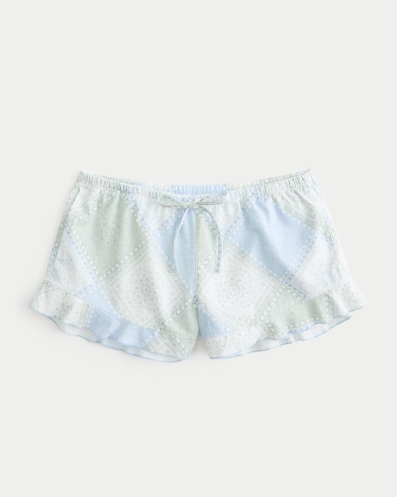 Oxford Ruffle Shorts Product Image