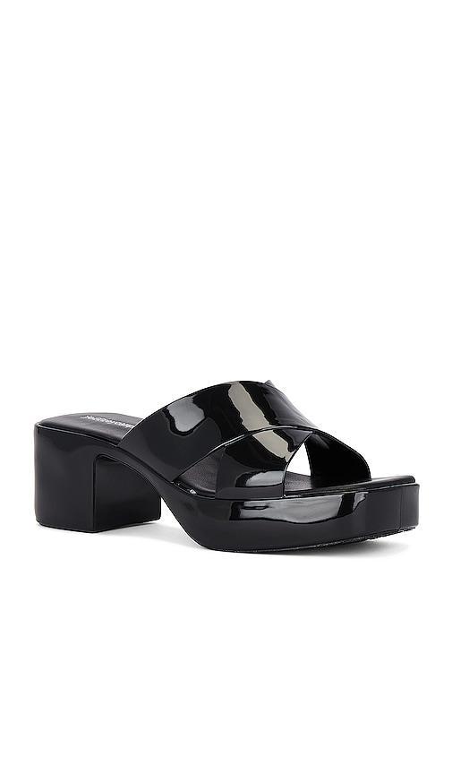 Jeffrey Campbell Womens Bubblegum Jelly Platform High Heel Slide Sandals Product Image