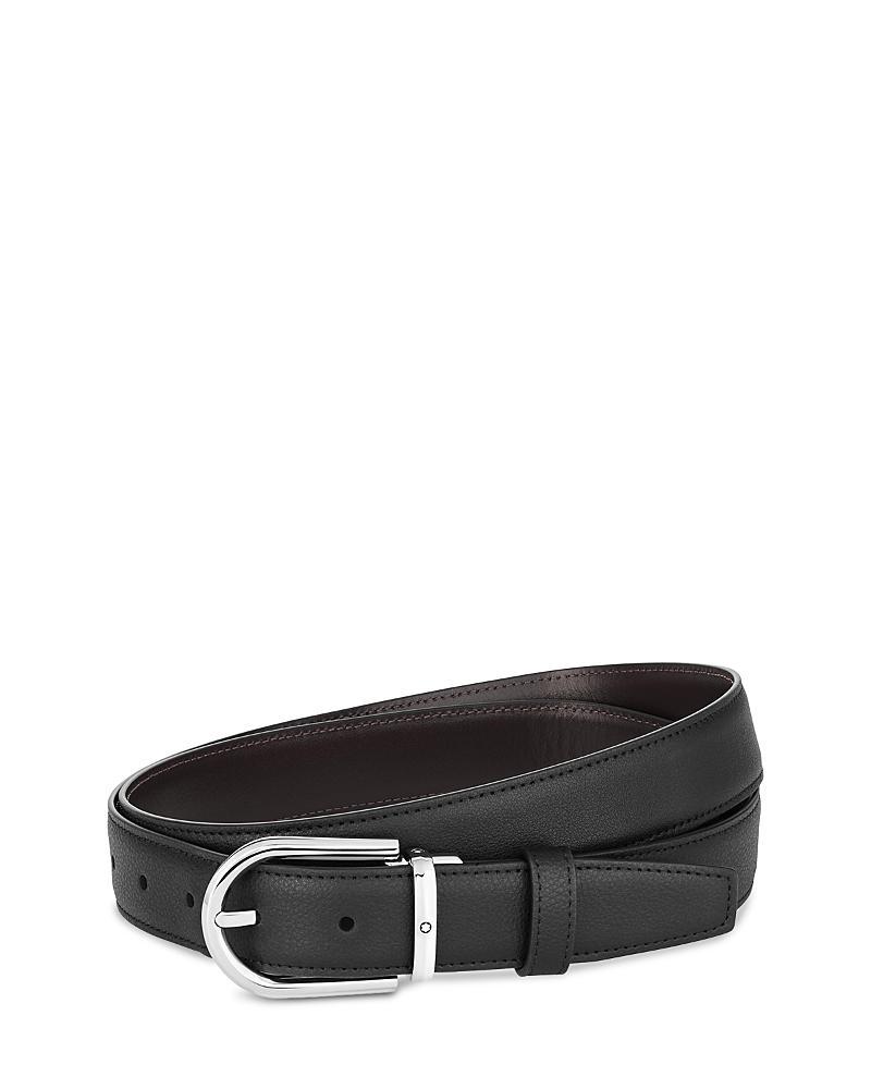 Mens Reversible Leather Buckle Belt Product Image