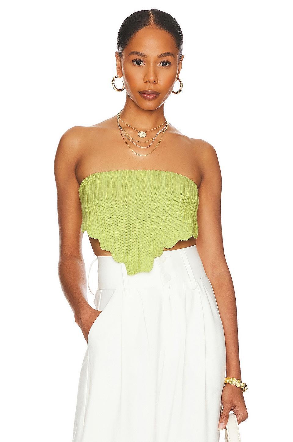 Sima Strapless Crop Top MORE TO COME Product Image
