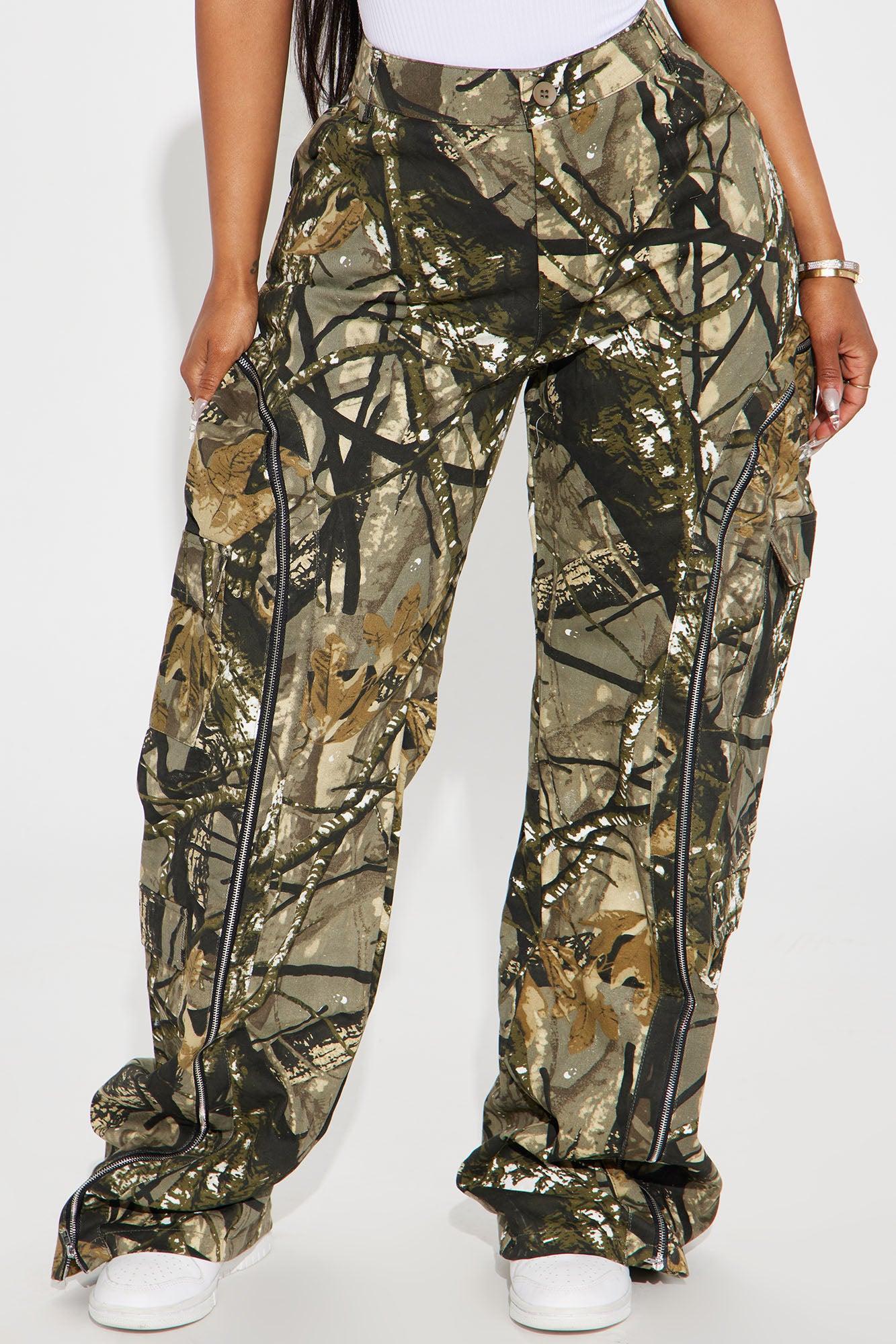 Had You Fooled Tree Camo Pant - Olive/combo Product Image