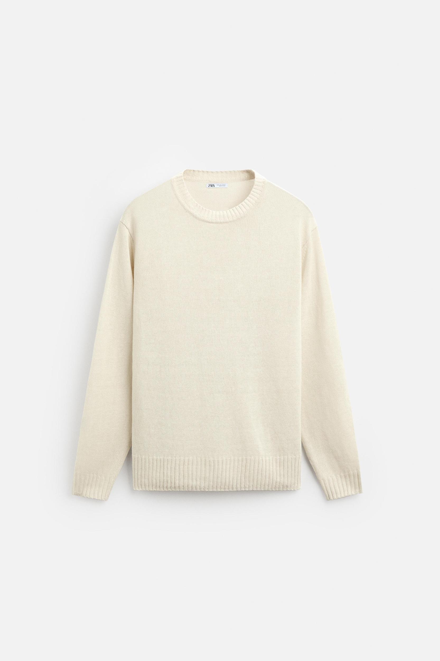 100% LINEN SWEATER Product Image