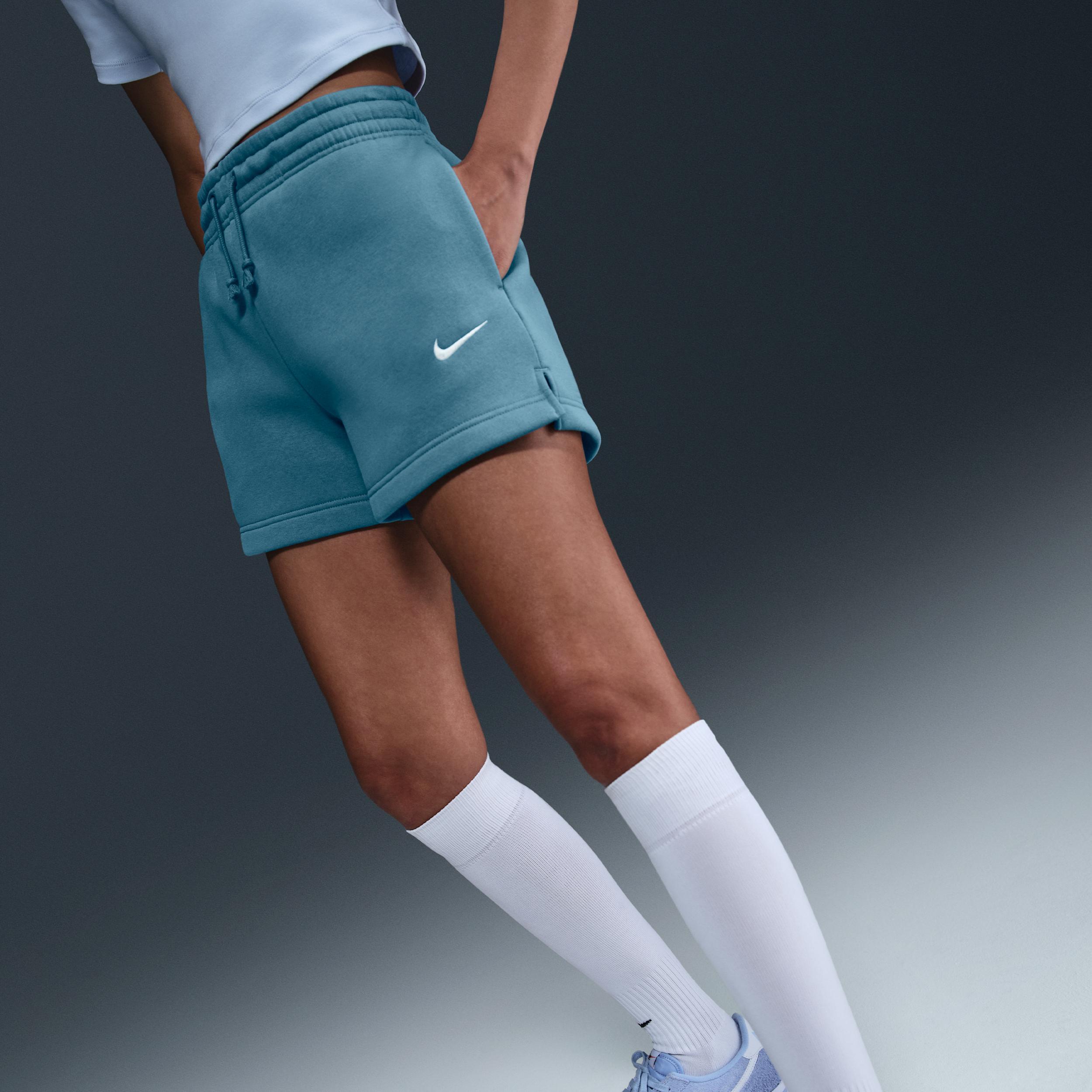 Women's Nike Sportswear Phoenix Fleece Mid-Rise 4" Shorts Product Image