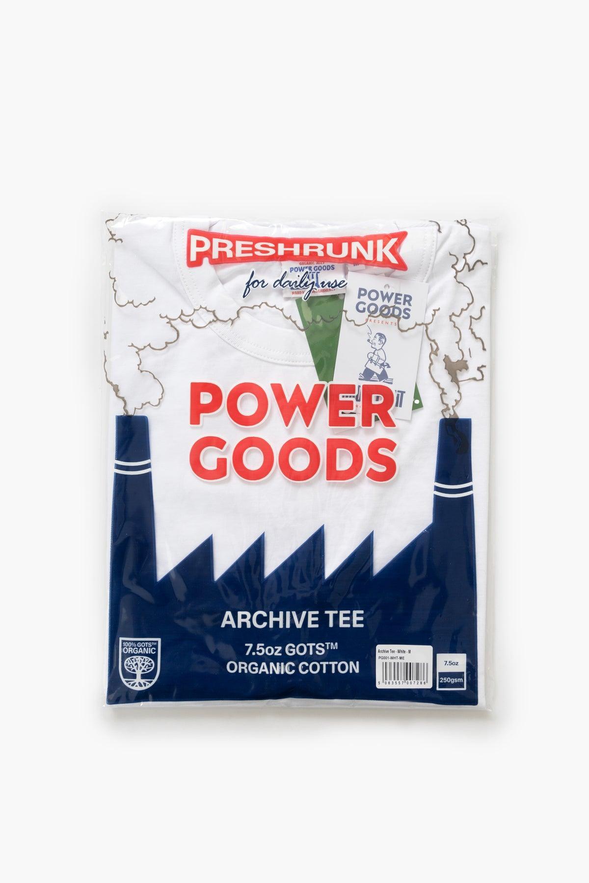 Power Goods - Archive T-Shirt - White Product Image