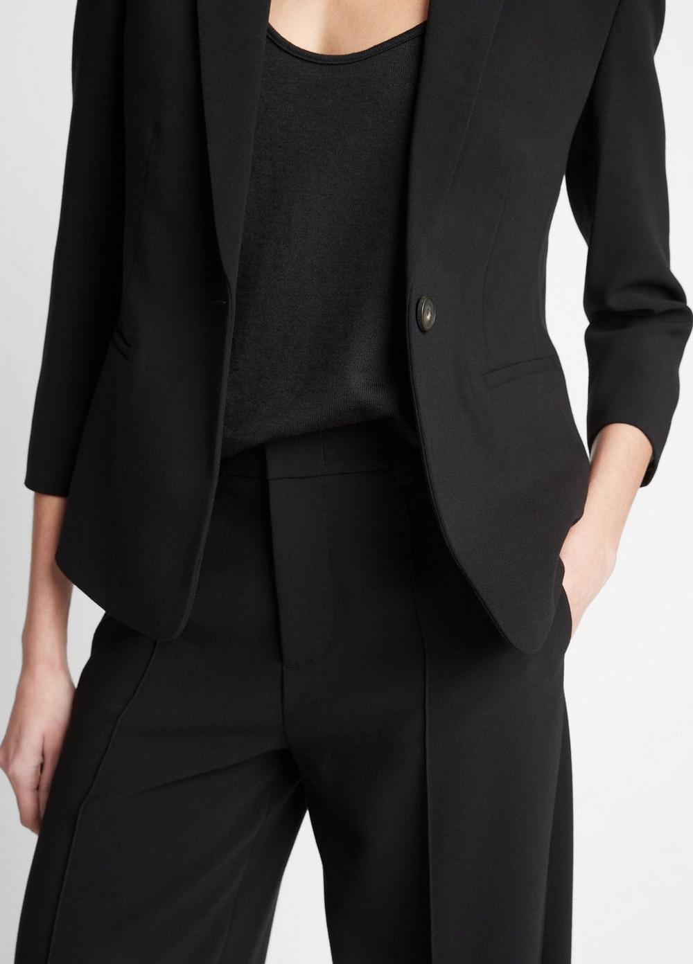Womens Shrunken Blazer, Graphite, Size 12 Vince Product Image