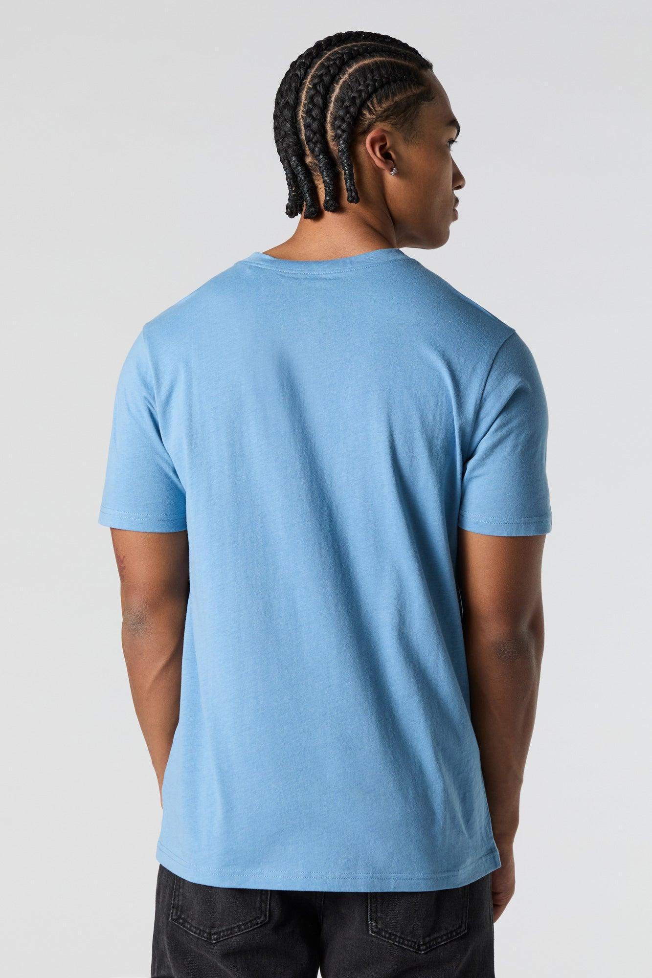 Solid Henley T-Shirt Male Product Image