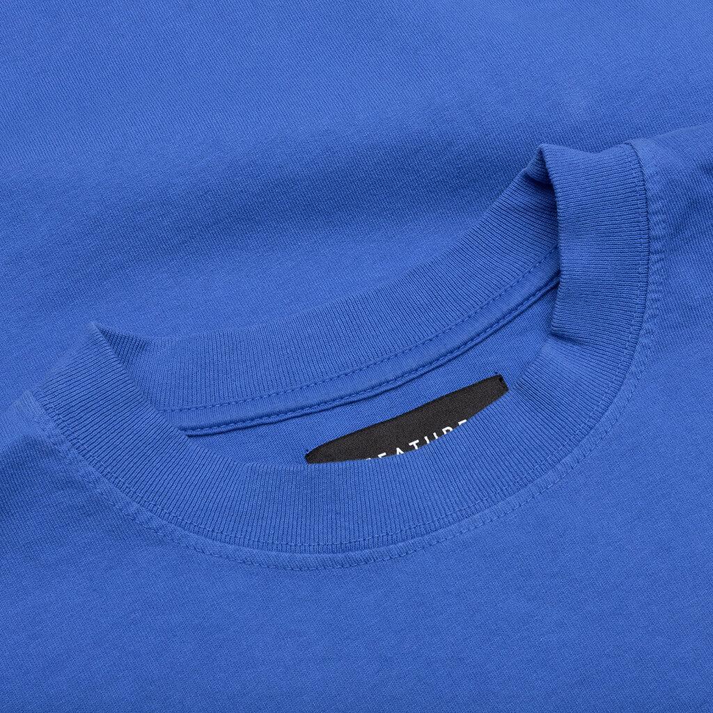 Feature x Wynn Logo Lock Up L/S Tee - Dazzling Blue Male Product Image