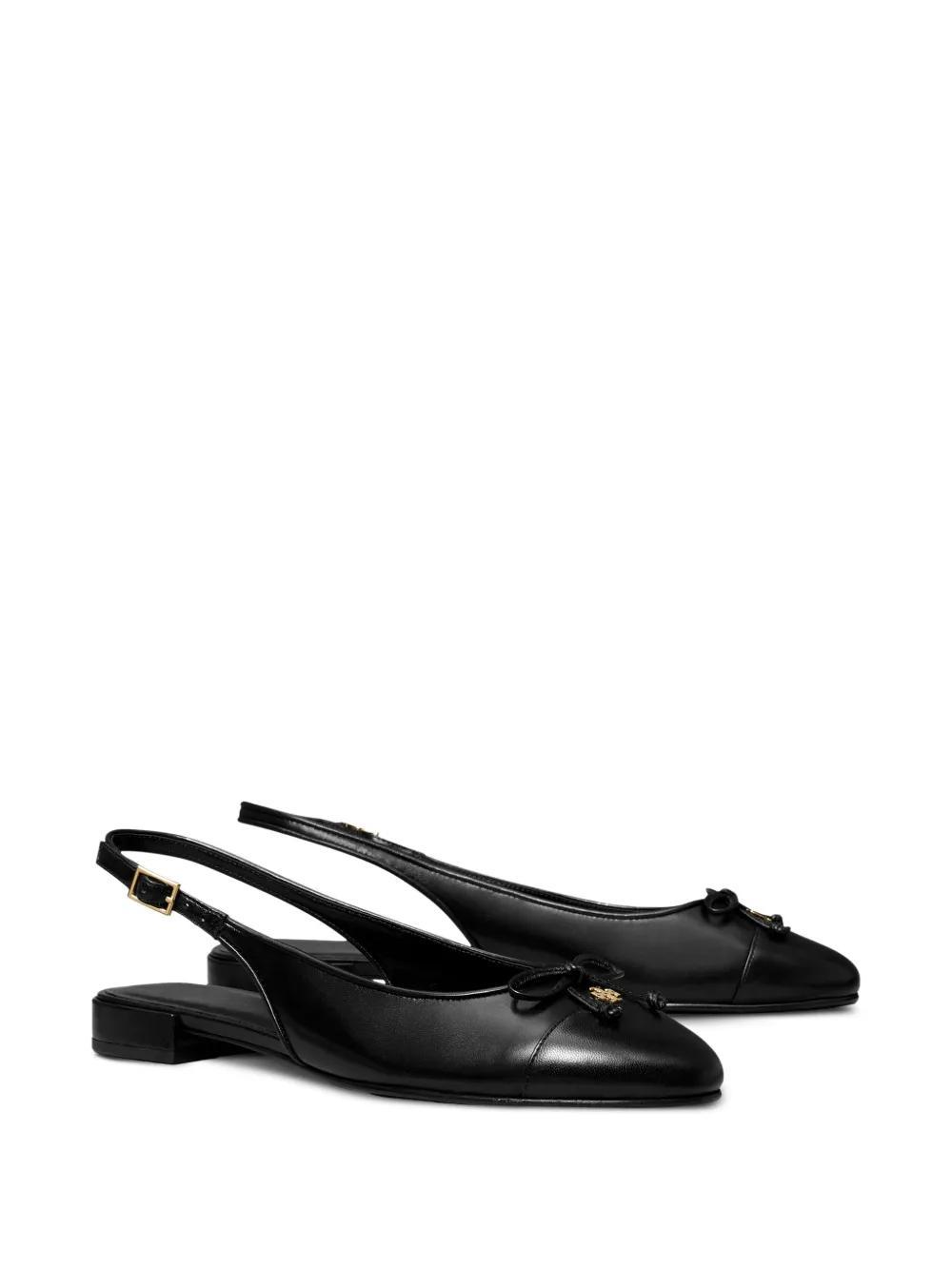 leather ballerina shoes Product Image