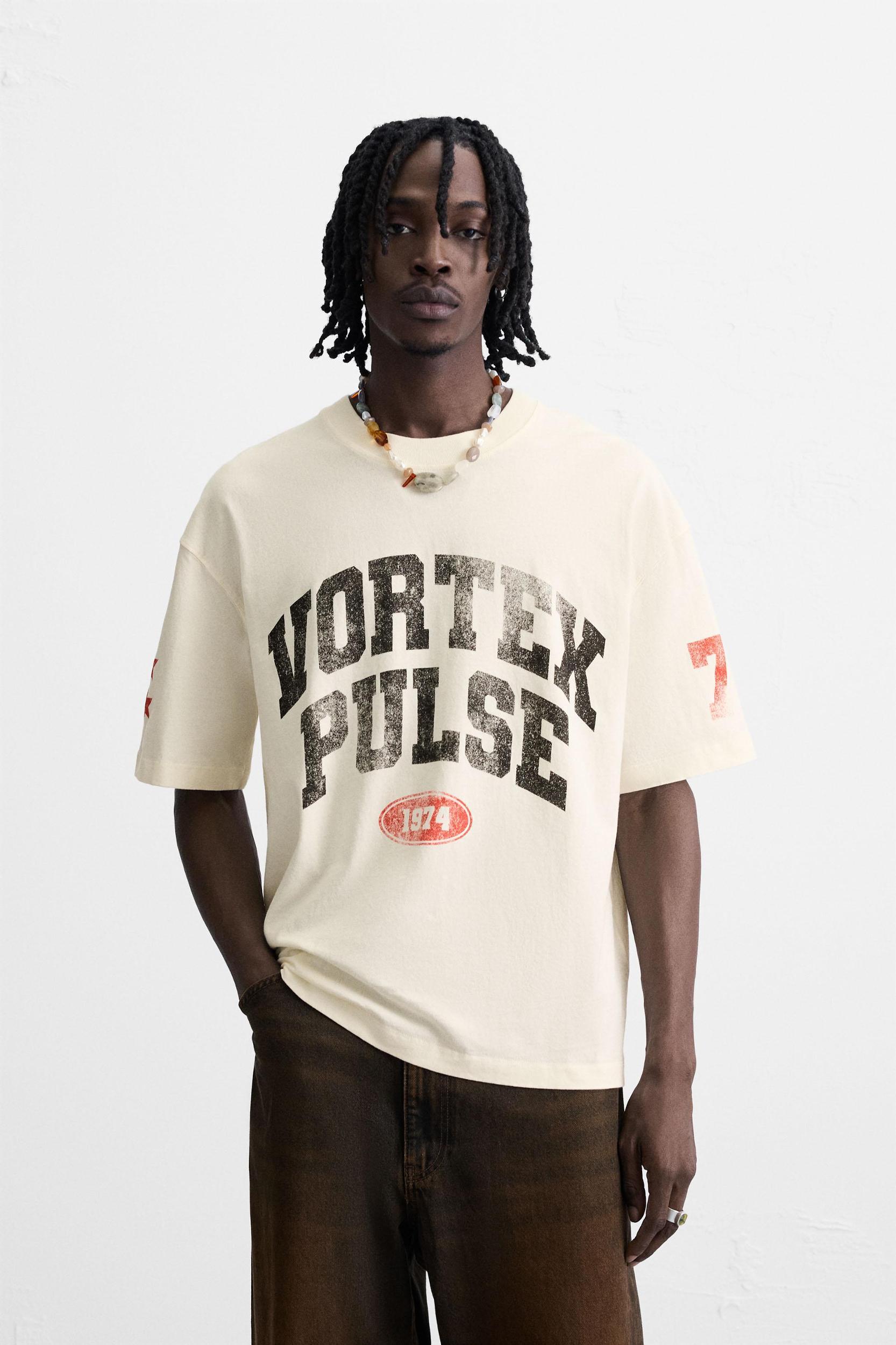 WASHED PRINT T-SHIRT Product Image