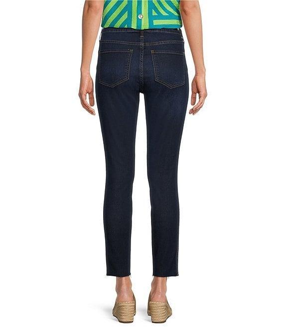 KUT from the Kloth Connie High Rise Skinny Leg Destructed Hem Jeans Product Image