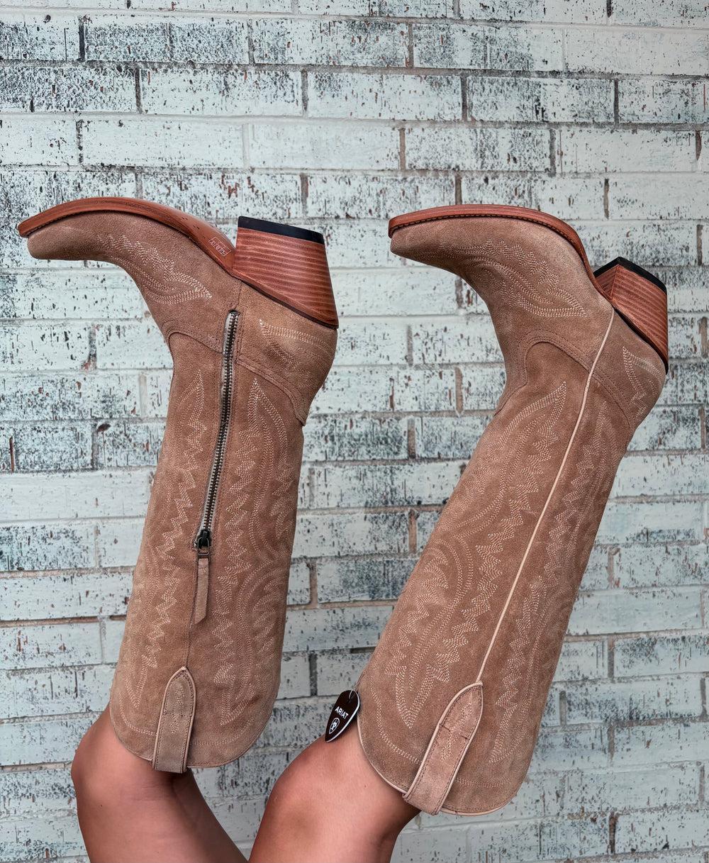 Women's Ariat Taupe Casanova XToe Boots Product Image