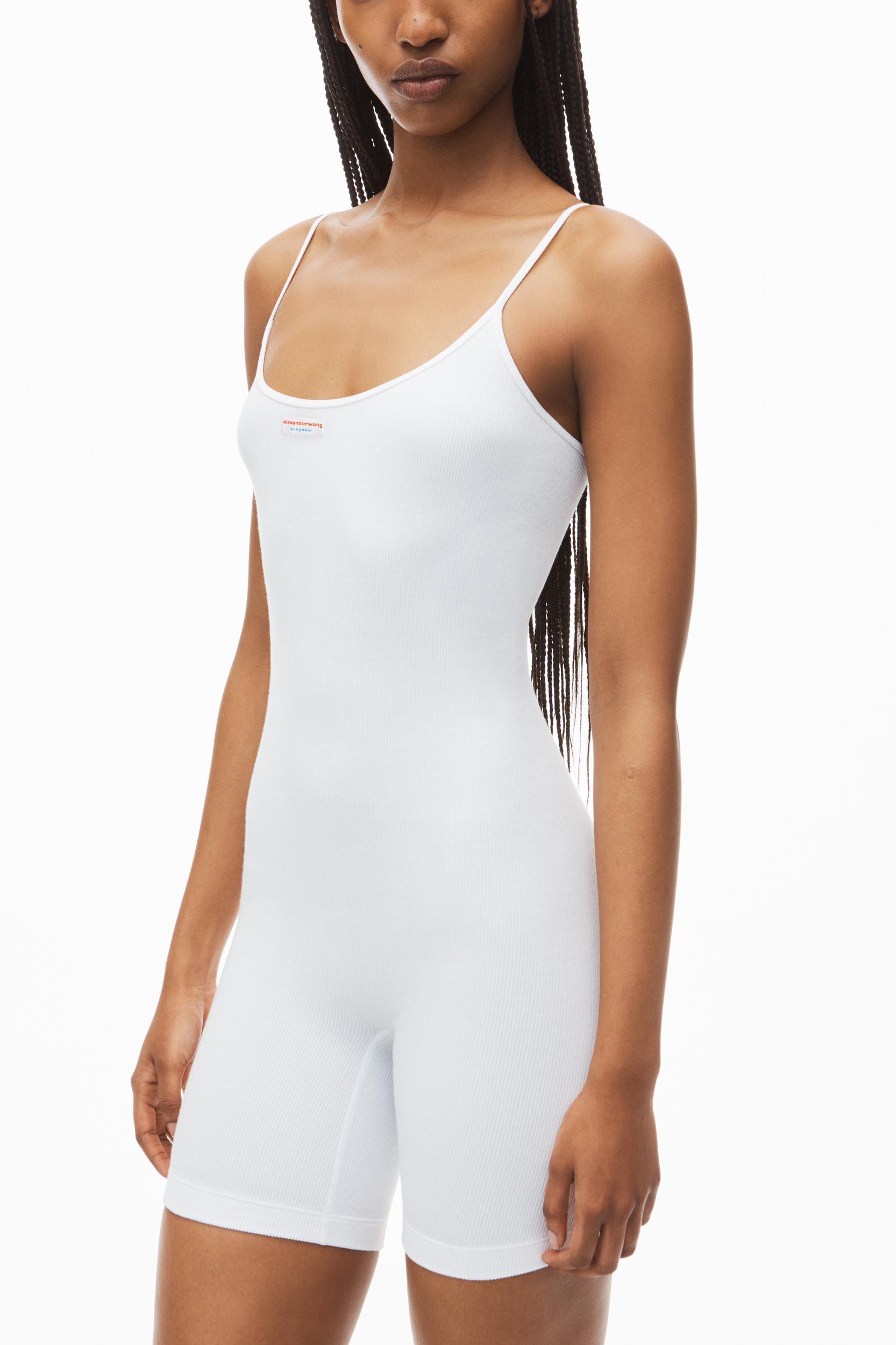 Crystal Hotfix Cropped Camisole In Waffle Knit Product Image