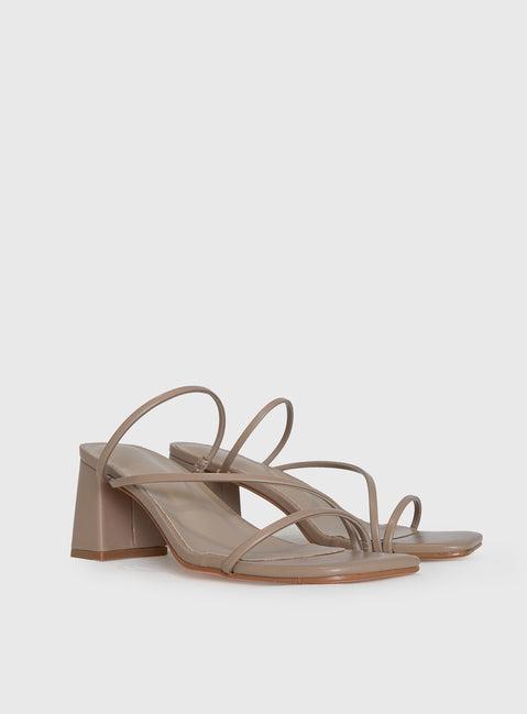 Billini Yazmin 2.0 Heels Dark Taupe Product Image