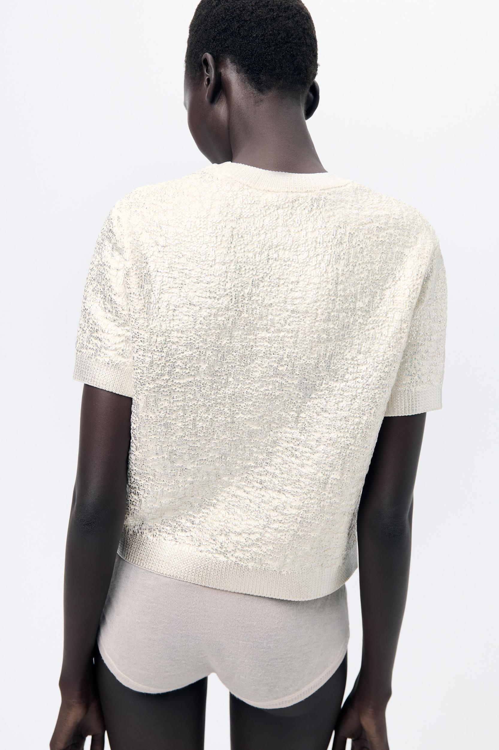 FOIL KNIT SWEATER Product Image