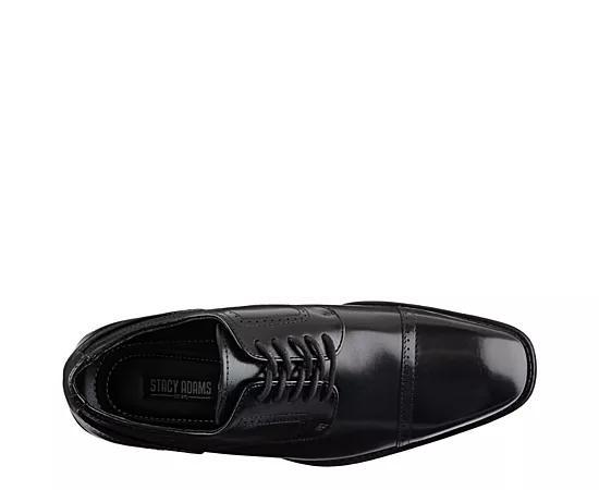 Stacy Adams Waltham Men's Leather Dress Shoes, Size: 8.5, Black Product Image