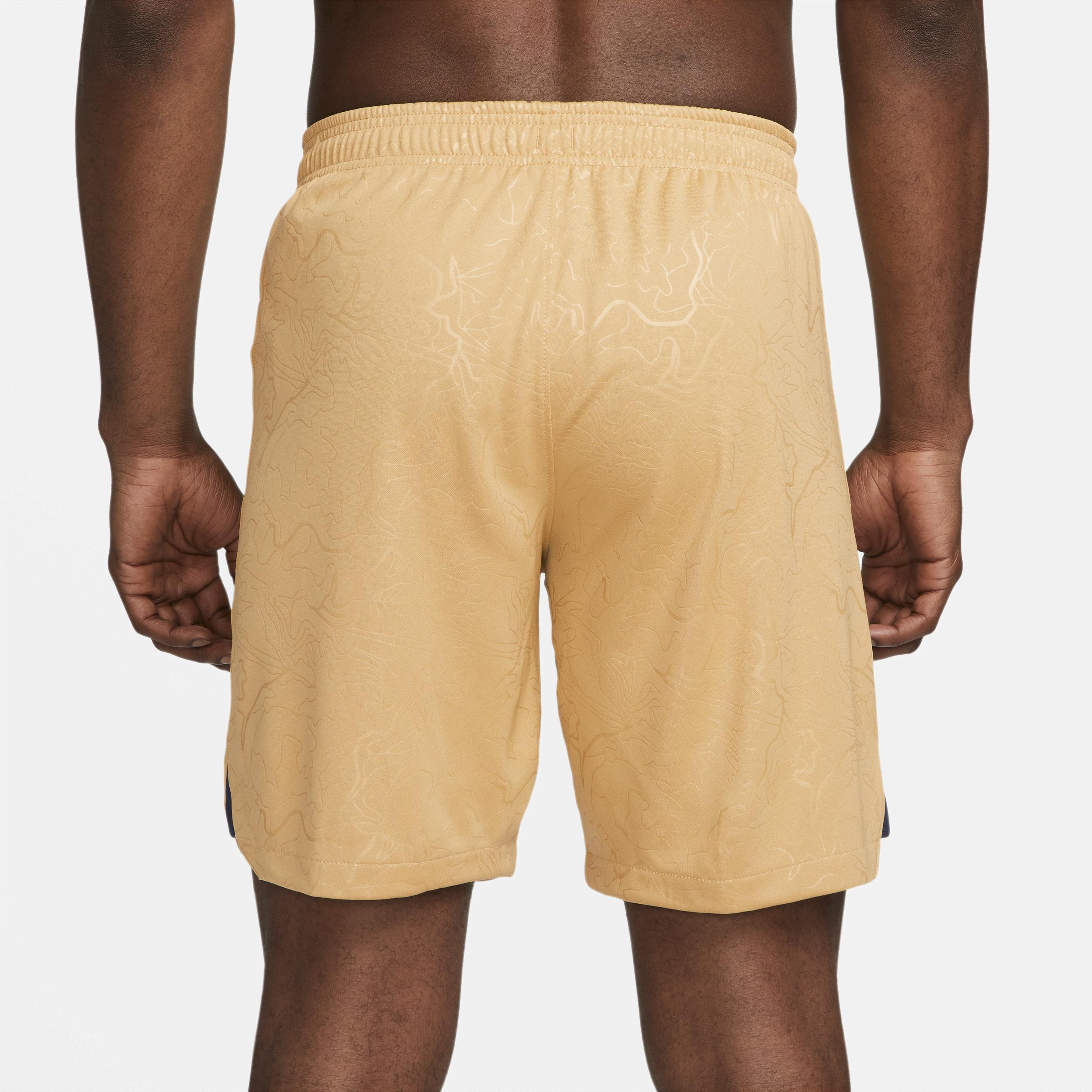Men's Nike Gold Barcelona Performance Stadium Shorts, Size: 2XL, Bar Gold Product Image
