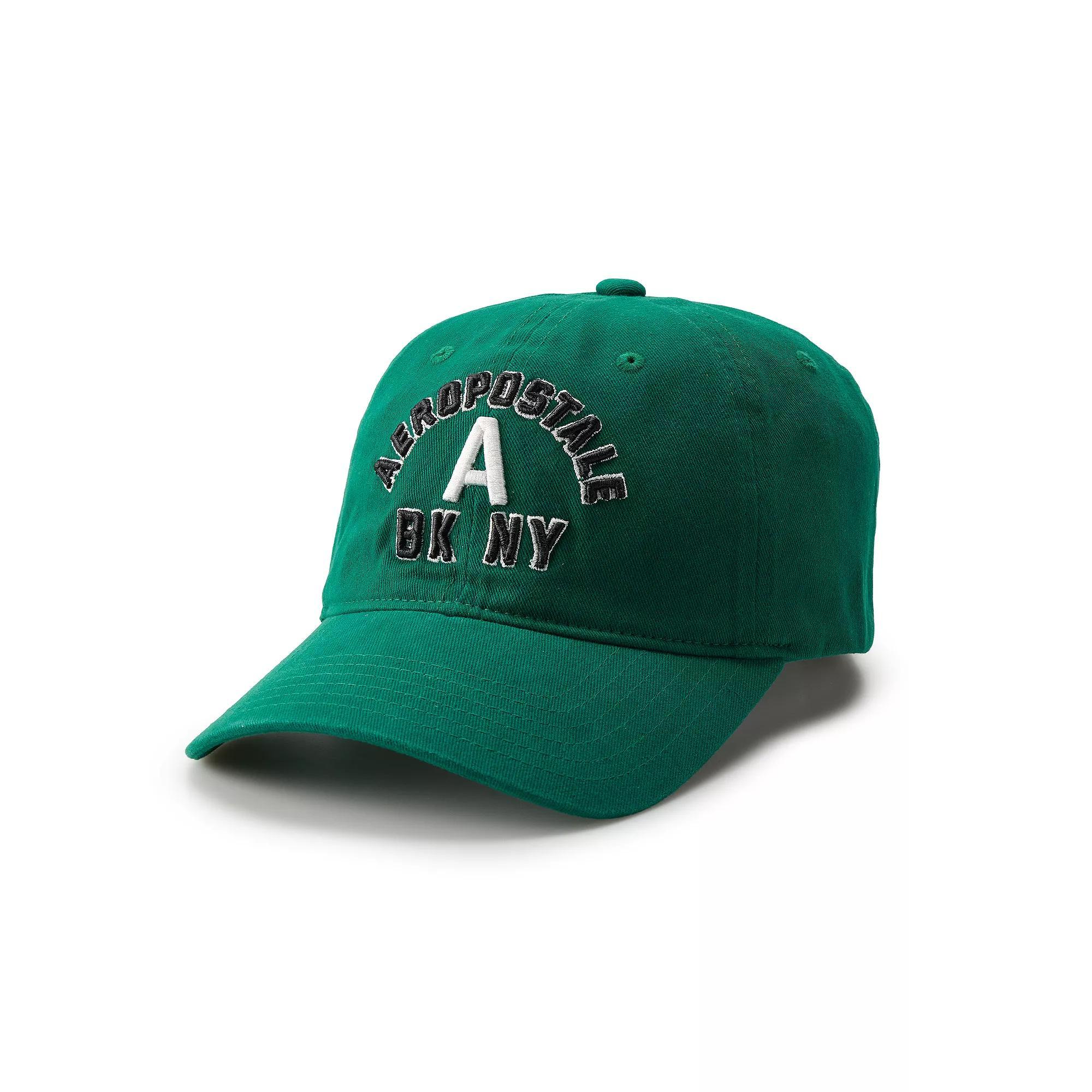 Men's Aeropostale Aero BK NY 3D Embroidered Cap, Green Product Image