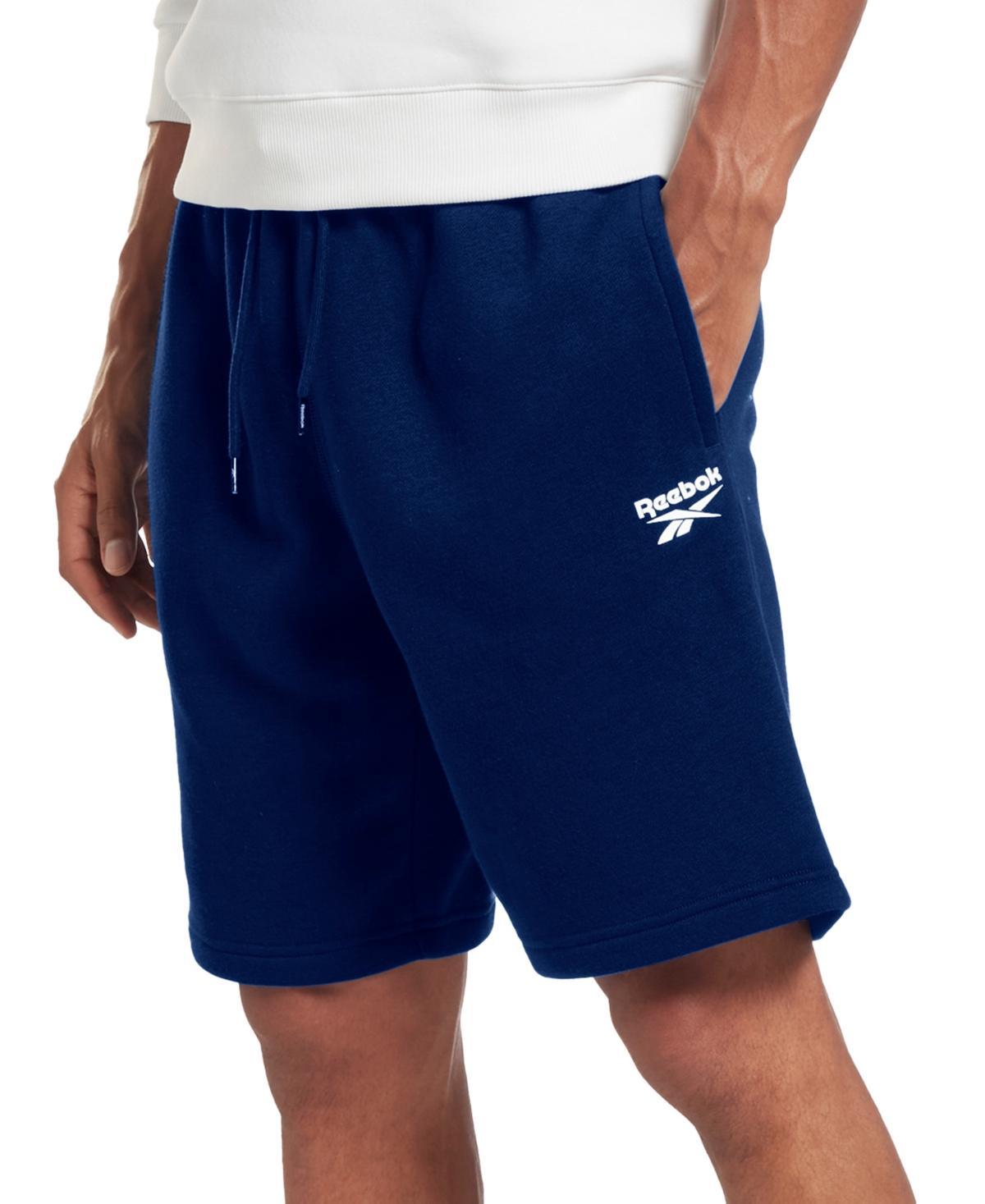 Reebok Mens Identity Small Logo Fleece Shorts - Black Product Image