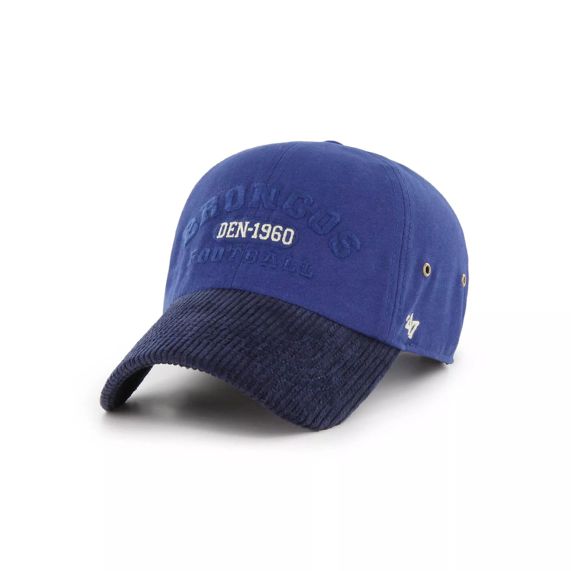 Men's '47 Royal Denver Broncos Ridgeway Clean Up Adjustable Hat, Blue Product Image