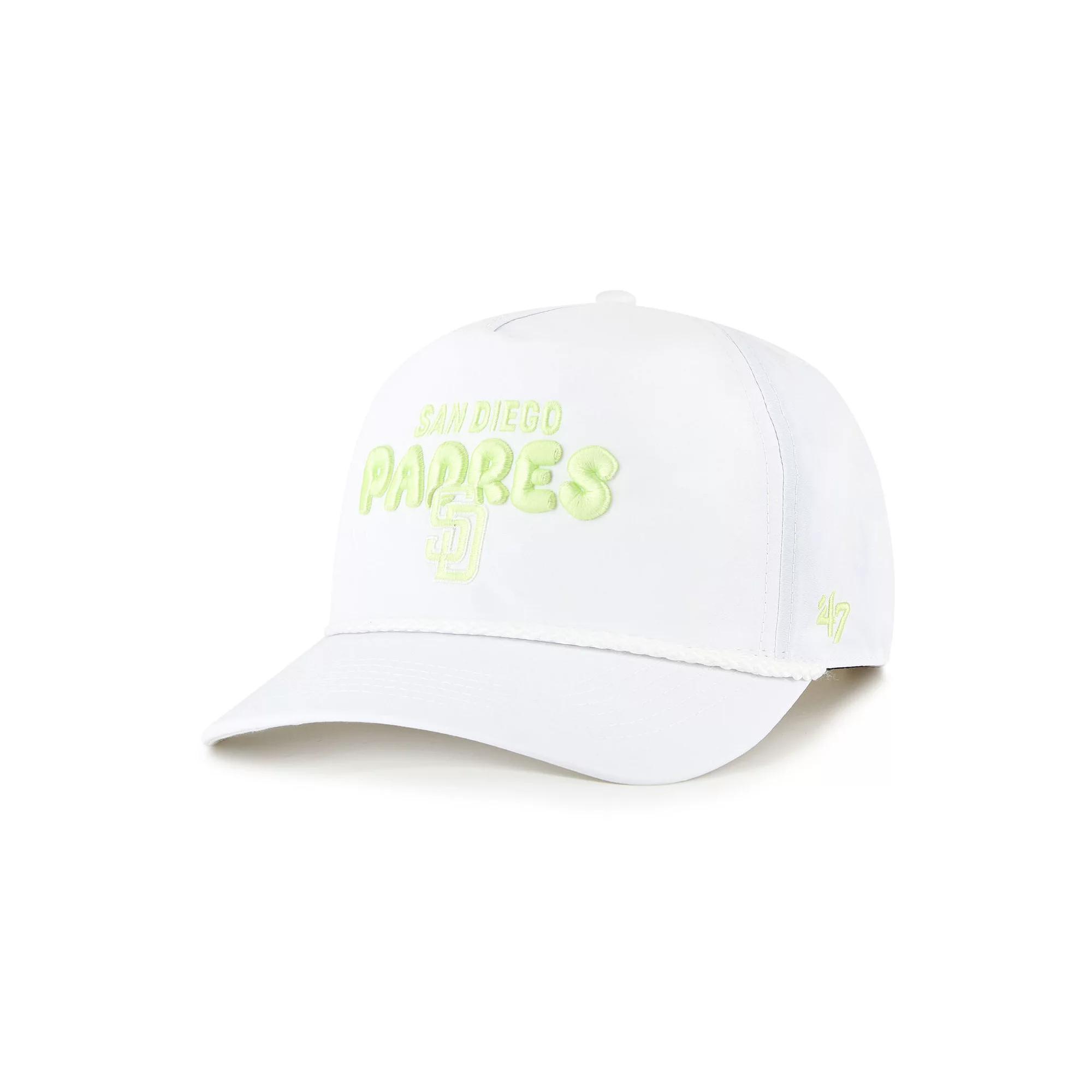 Women's '47  White San Diego Padres Bright Side Adjustable Hitch Hat Product Image