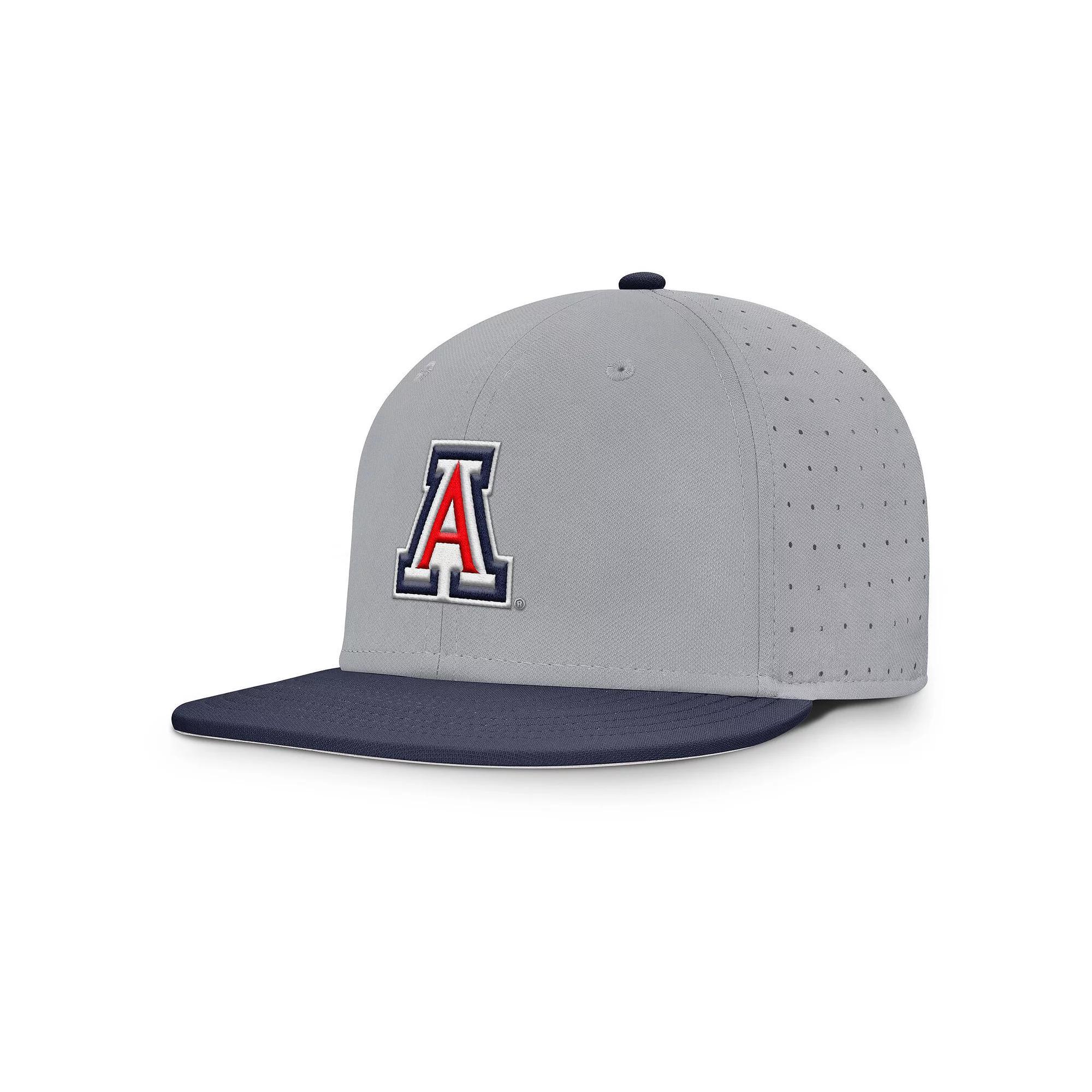 Mens Nike Gray Arizona Wildcats On-Field Dugout True Performance Fitted Hat Product Image