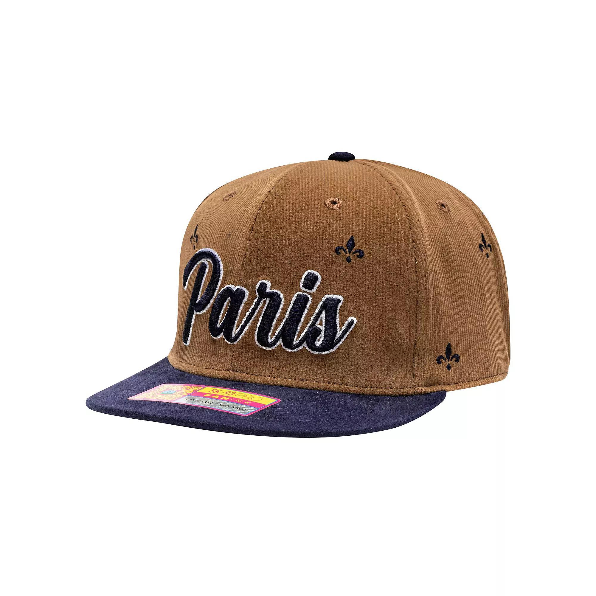 Men's Fan Ink  Brown/Navy Paris Saint-Germain Whiskey Adjustable Hat, Psg Brown Product Image