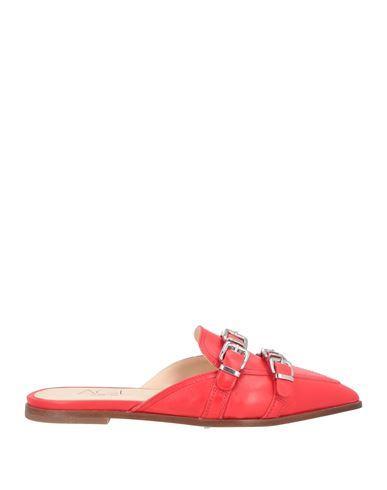 AGL ATTILIO GIUSTI LEOMBRUNI Agl Woman Mules & Clogs Red Size 8 Leather Product Image