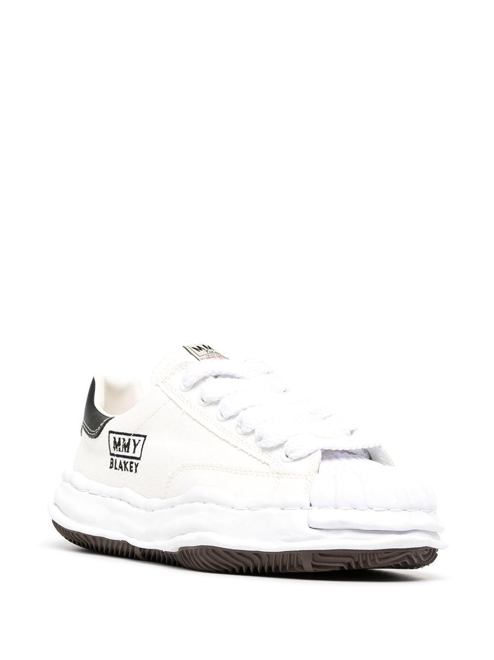 MIHARAYASUHIRO White Blakey Low Top Sneakers Product Image
