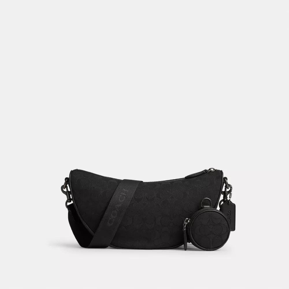 Hall Soft Sling Bag In Signature Jacquard Product Image