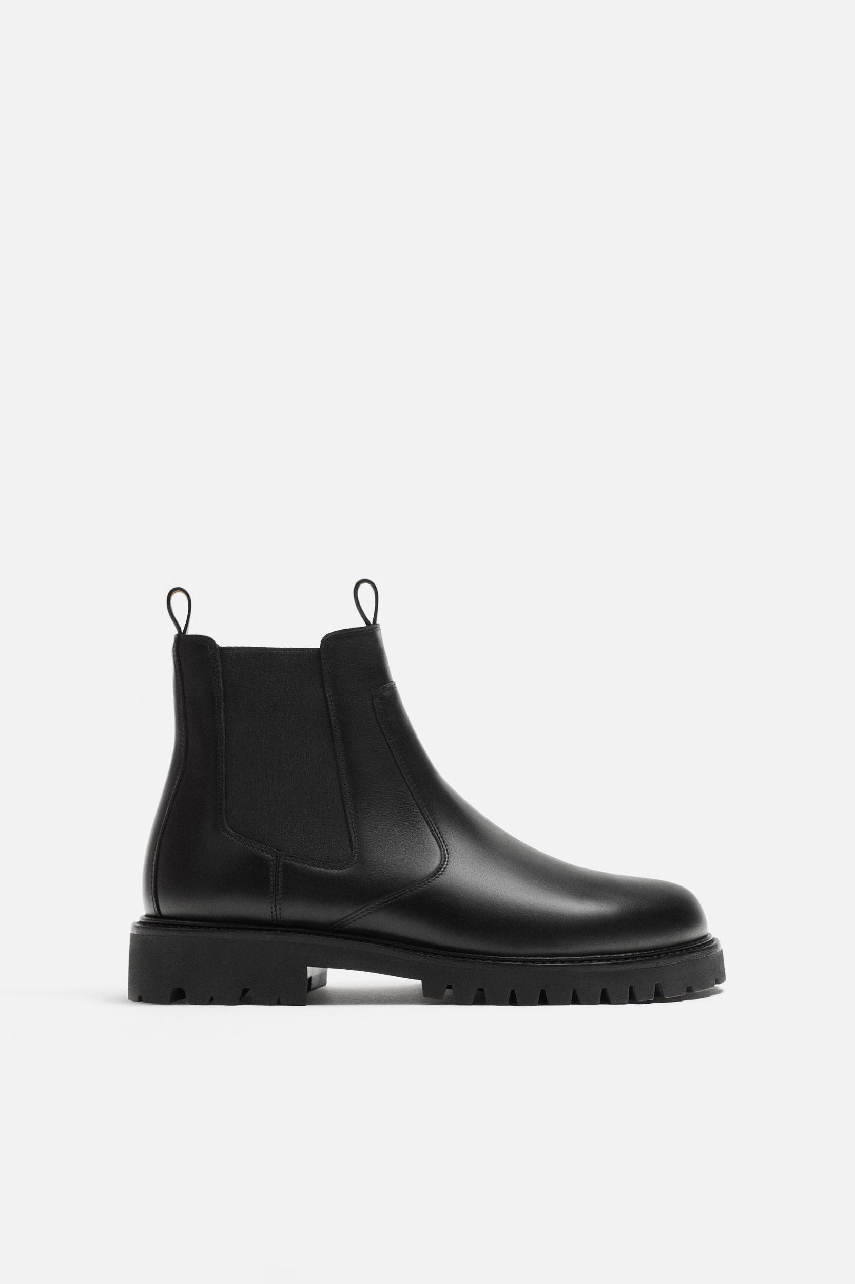 LEATHER CHELSEA BOOTS Product Image