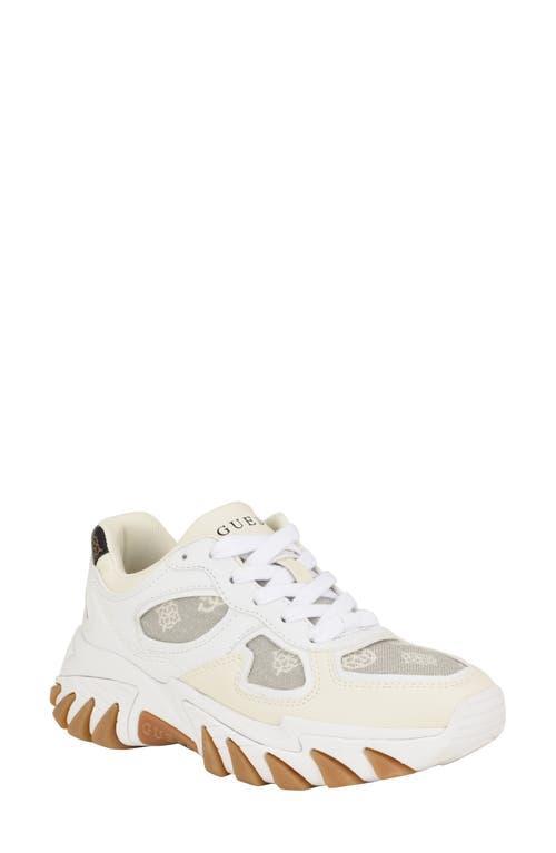 GUESS Norina Beige Logo Multi) Women's Shoes Product Image