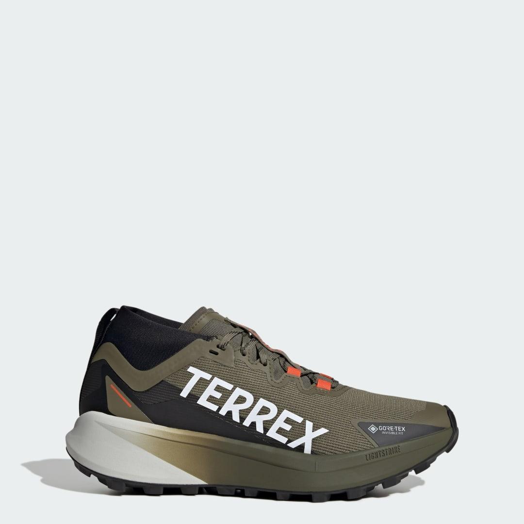 adidas Terrex Agravic GORE-TEX Trail Running Shoes Core Black 7.5 Mens Product Image