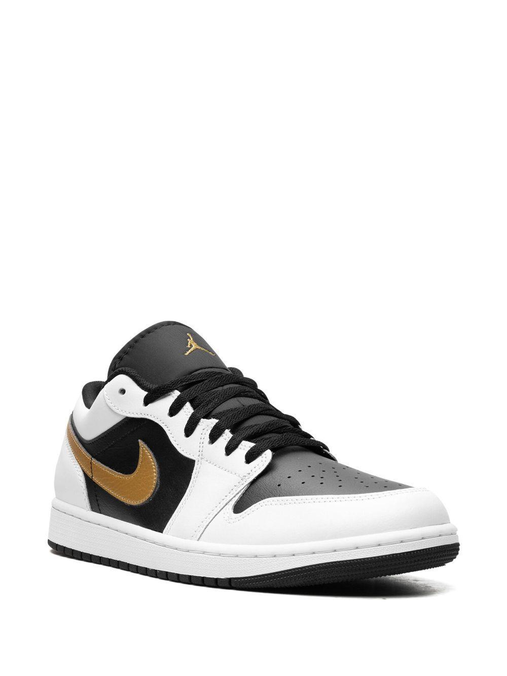 Air Jordan 1 Low "Gold Swoosh" sneakers  Product Image