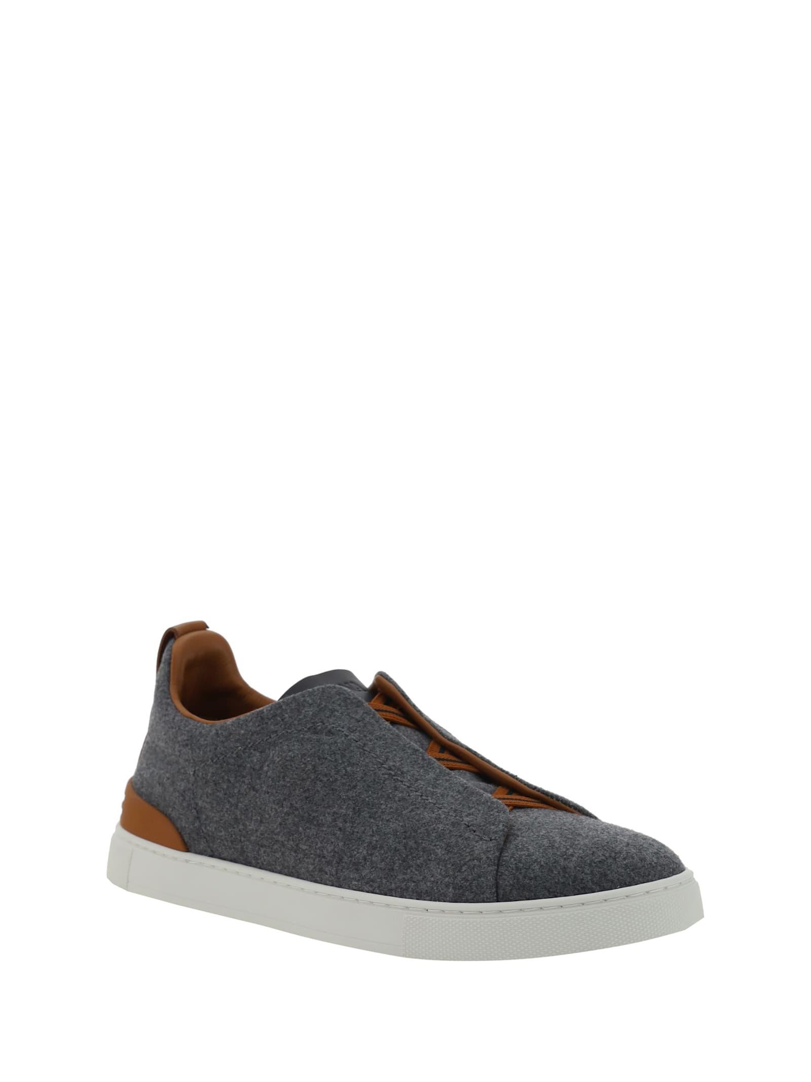 ZEGNA Triple Stitch Sneakers In Multicolor Product Image