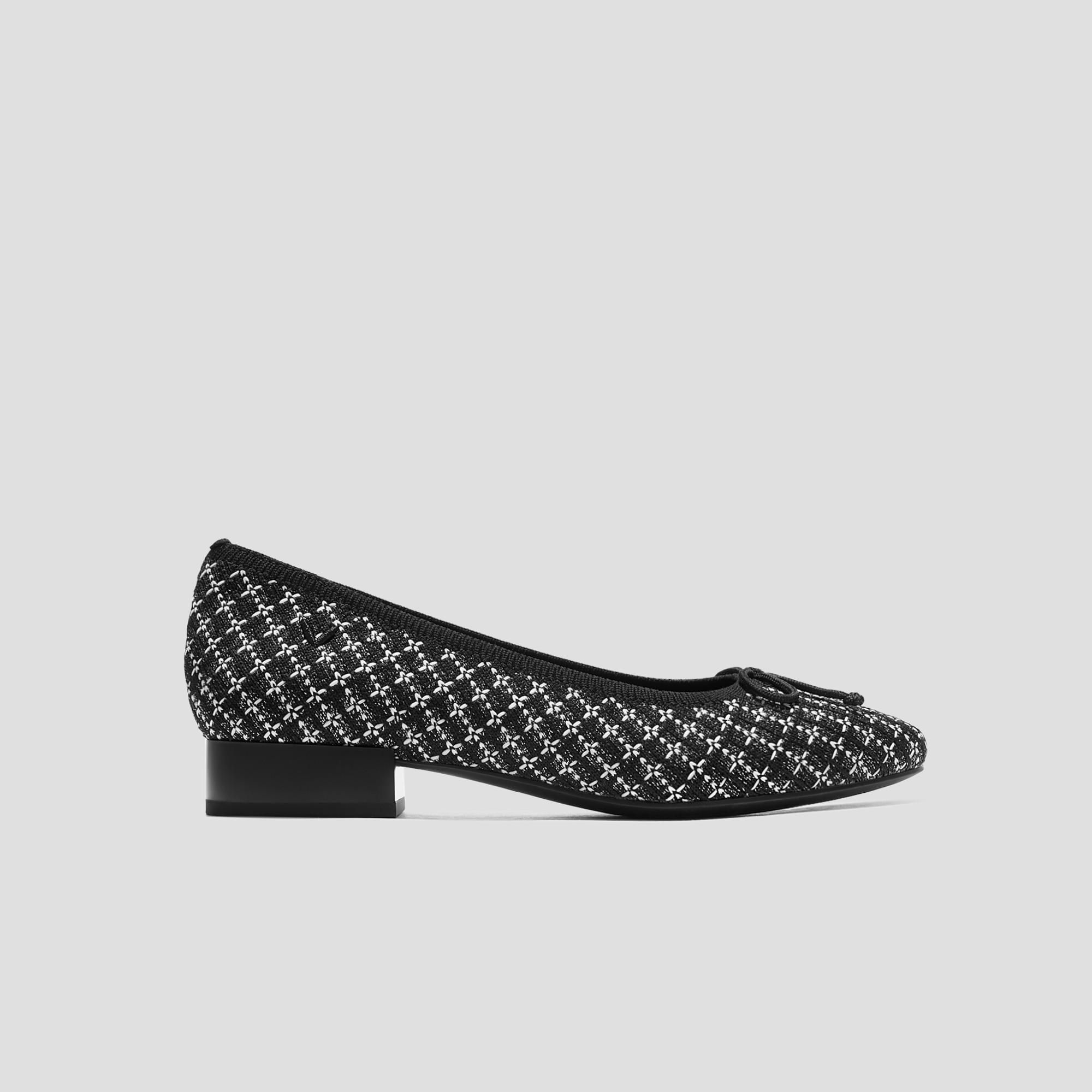 Round-Toe Small Bow Block Heels (Bianca) Product Image