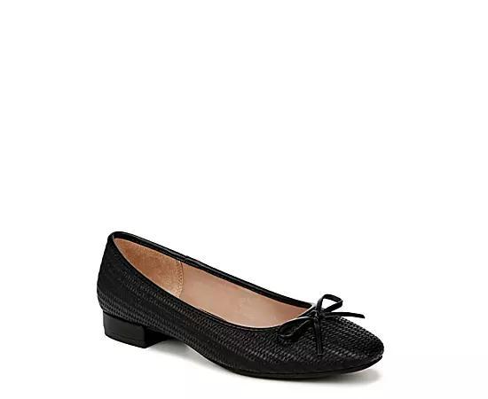 LifeStride Cheers Women's Woven Flats, Size: 8.5 Wide, Black Faux Product Image