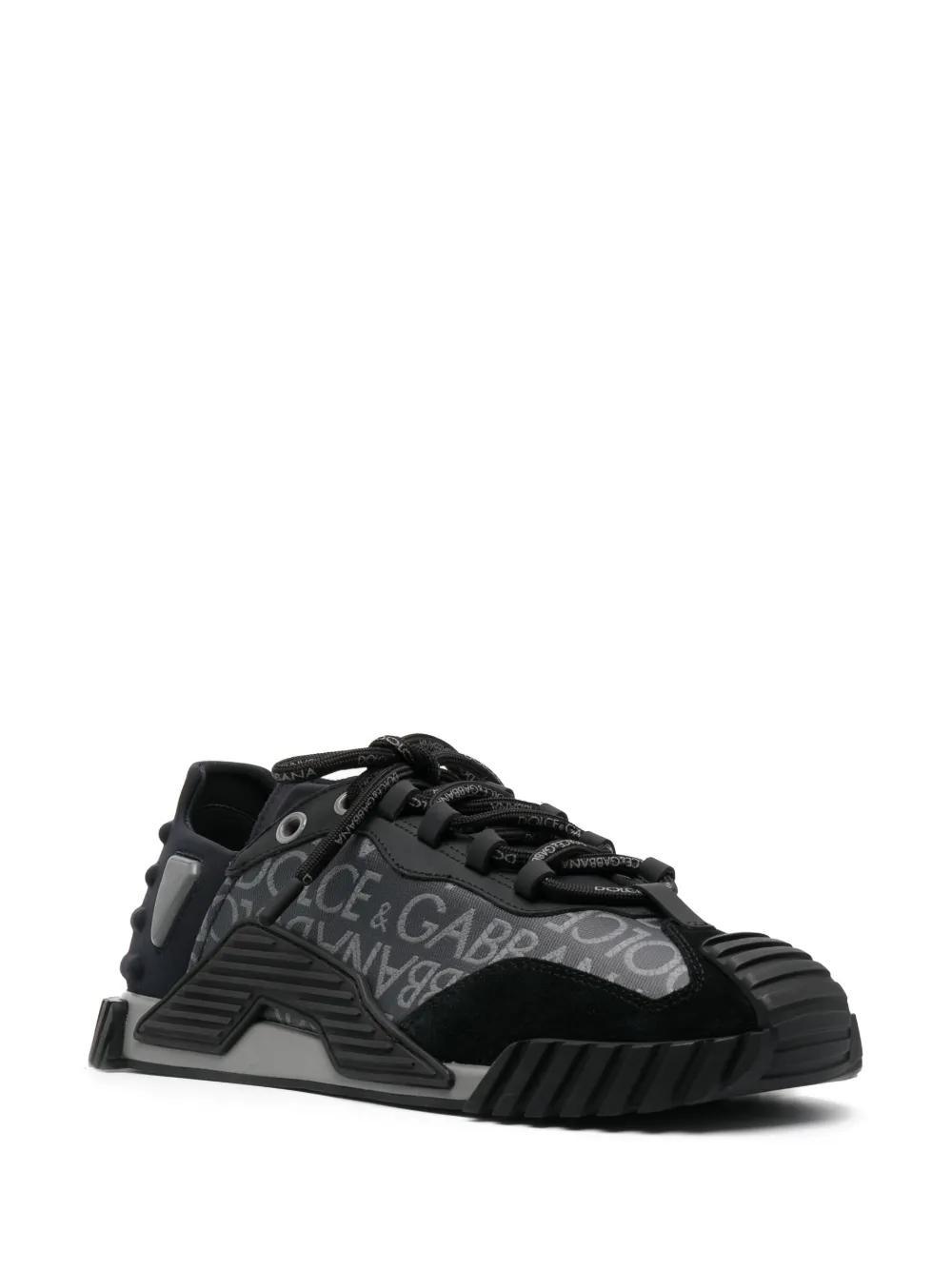 NS1 logo-jacquard sneakers Product Image