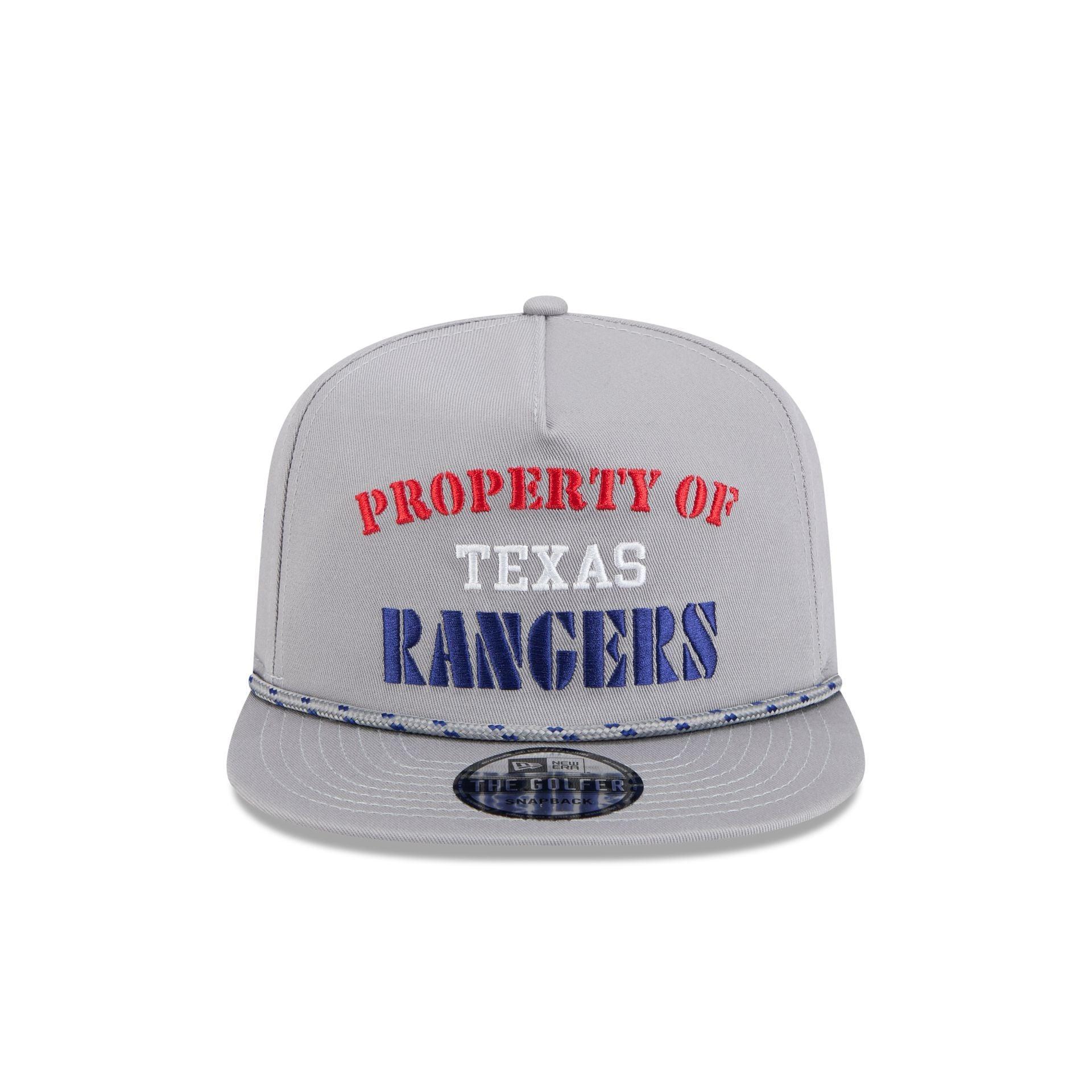 Texas Rangers Vintage Gray Rope Golfer Hat Male Product Image