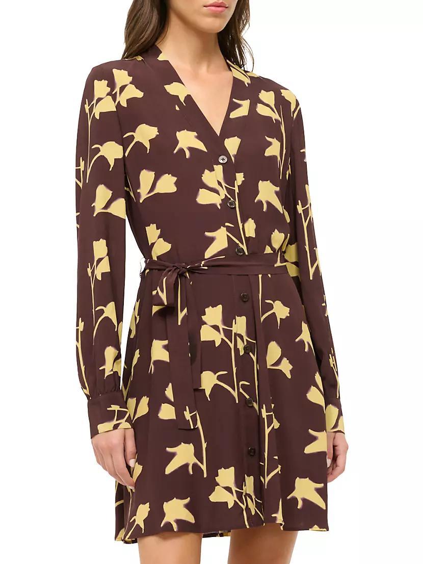 Babs Flora Tie-Waist Shirtdress Product Image