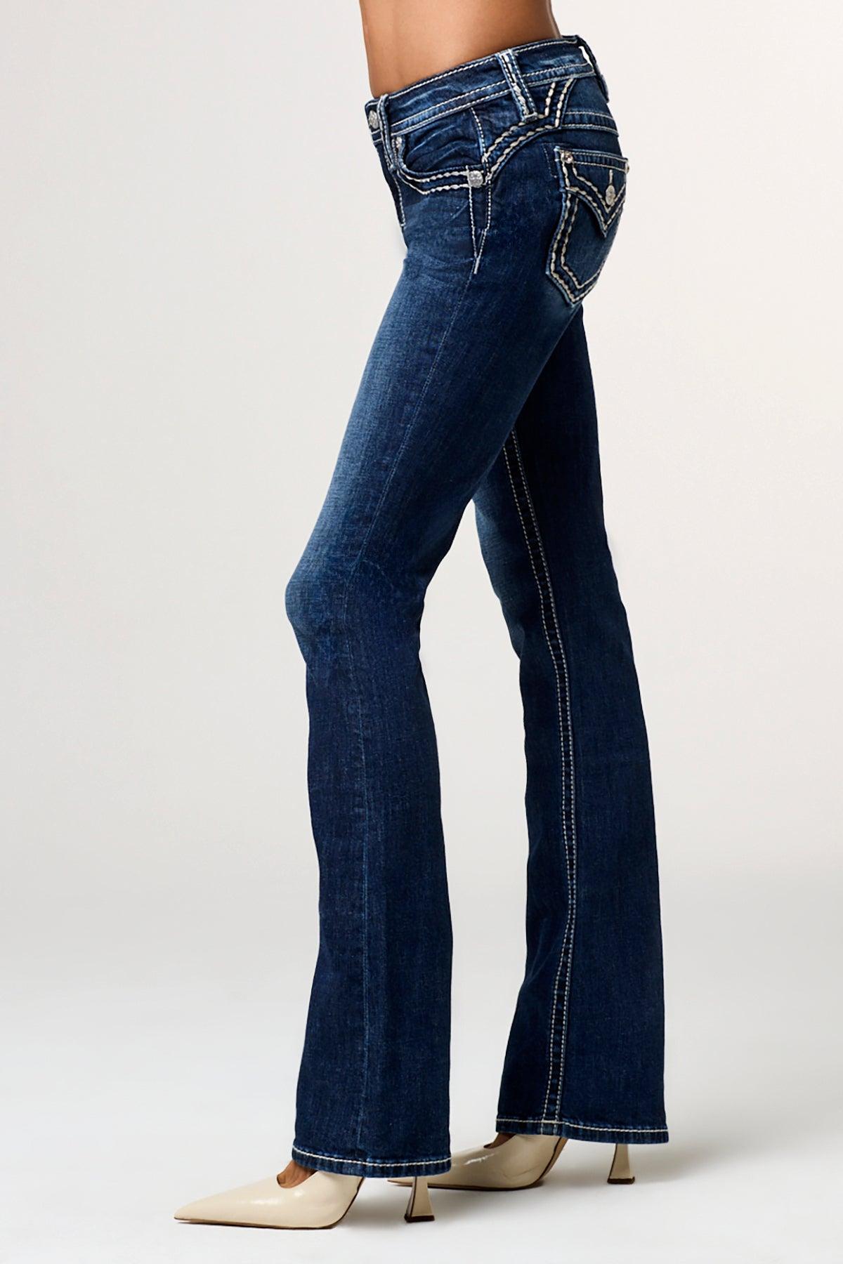 Raleigh Stitched Bootcut Jeans Product Image