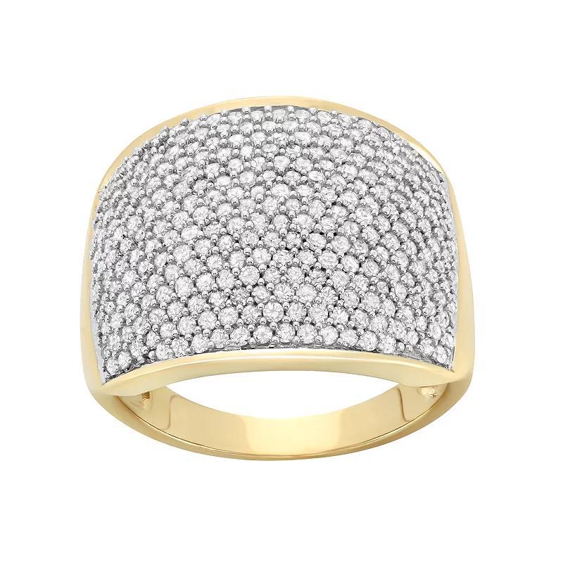 10k Gold 1 1/2 Carat T.W. Diamond Ring, Women's, Size: 9, White Product Image