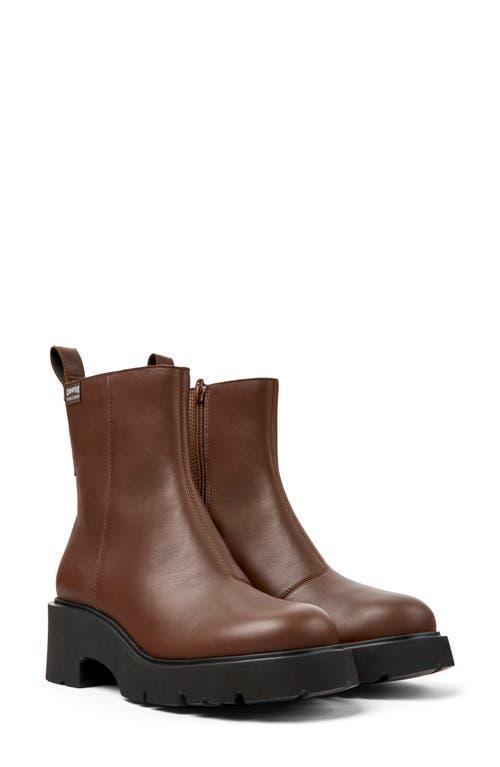 Camper Milah Leather Zip Boot Womens at Urban Outfitters Product Image