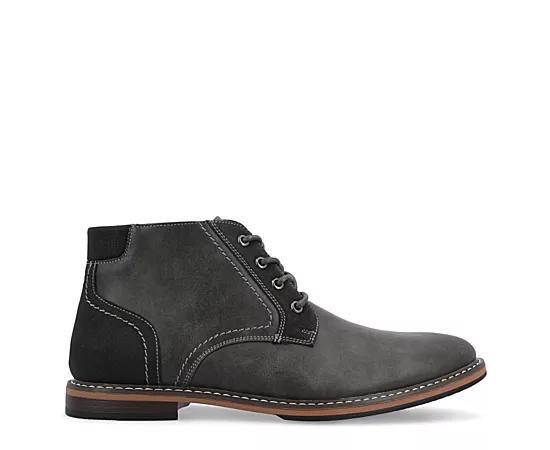 VANCE Franco Men's Plain Toe Chukka Boots, Size: 8.5, Brown Product Image