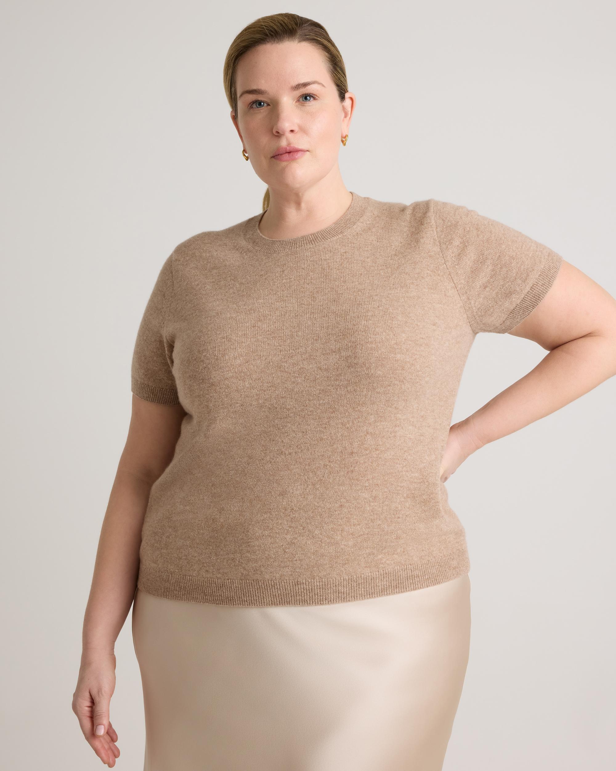 Quince | Women's Mongolian Cashmere T-Shirt Product Image