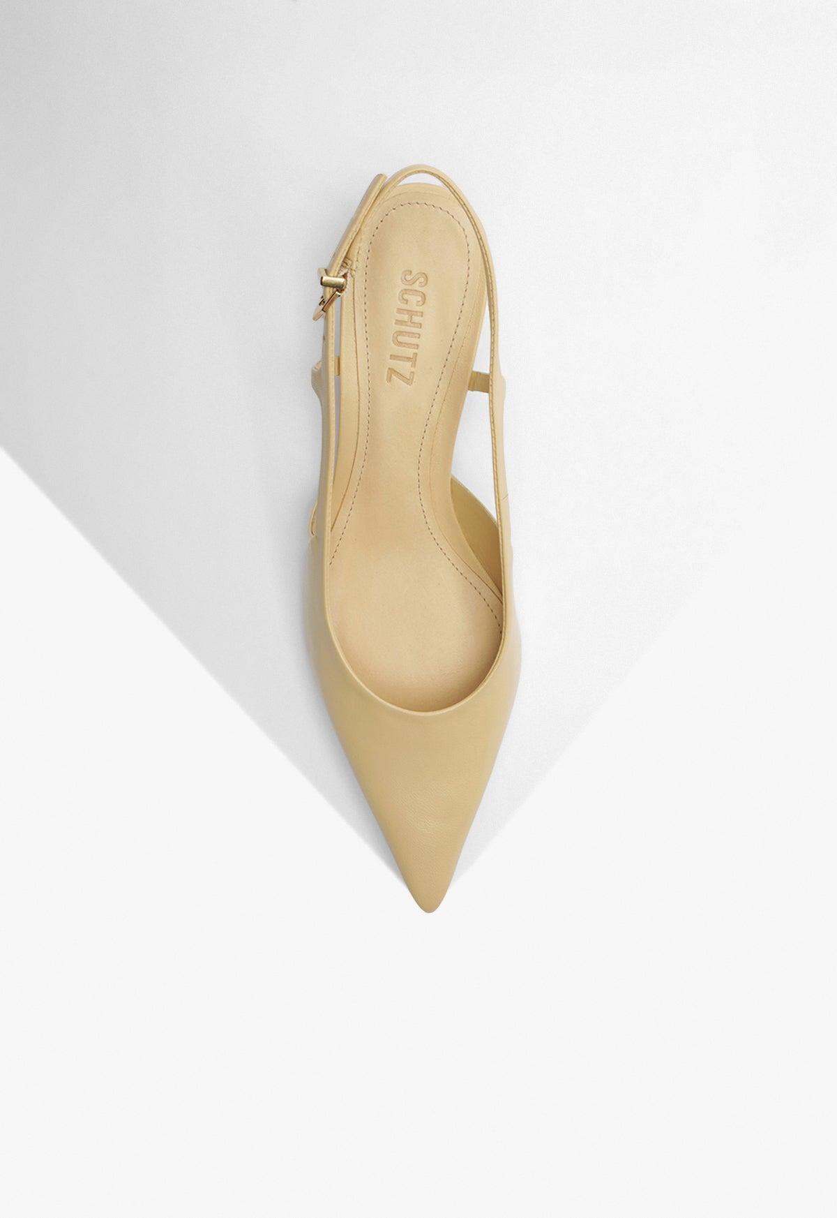 Boris Kitten Leather Pump Product Image