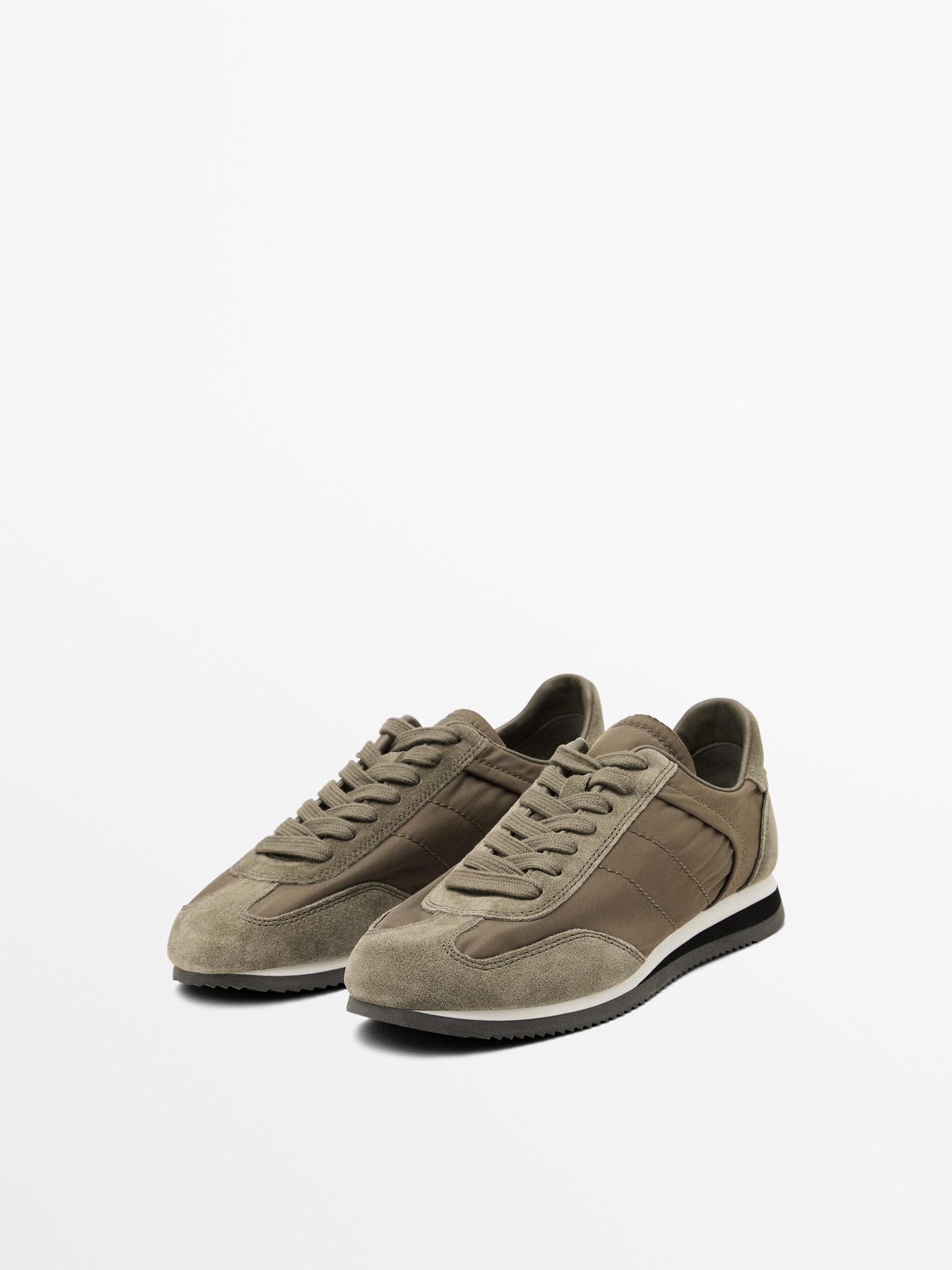 Combined fabric trainers Product Image