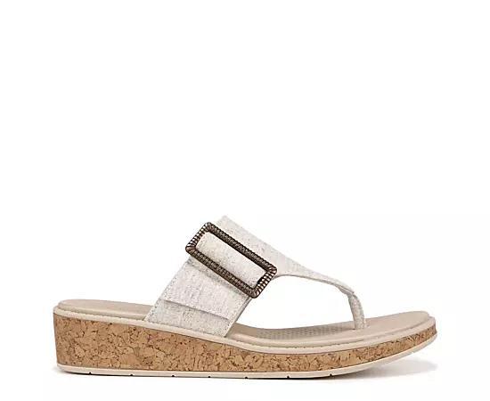 LifeStride Bay Women's Washable Thong Sandals, Size: 6.5, Black Product Image
