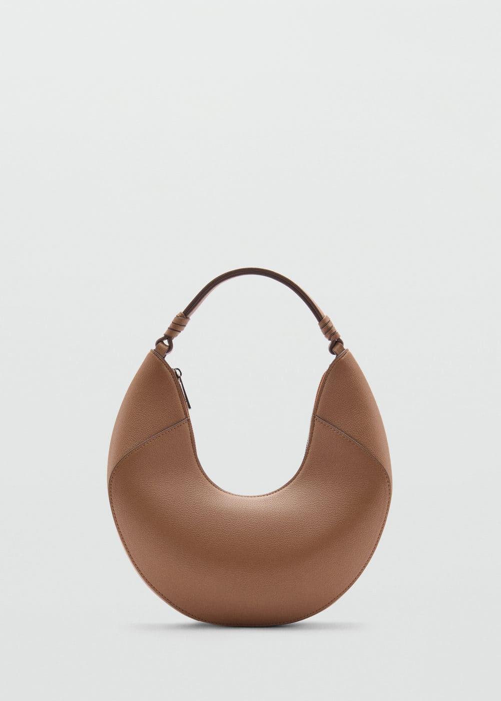 Leather-effect shoulder bag - Women | MANGO USA Product Image