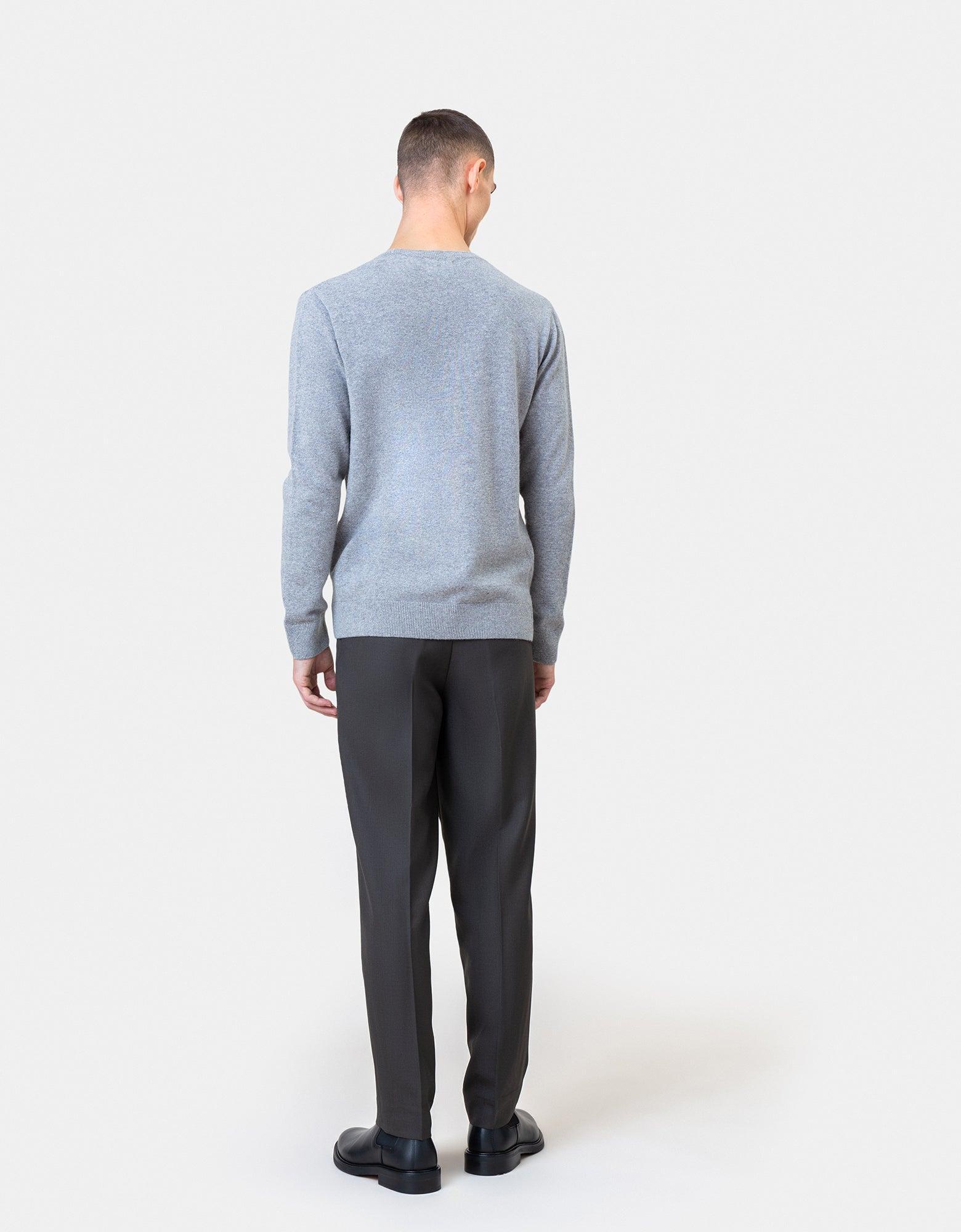 Light Merino Wool Crew - Scarlet Red Product Image